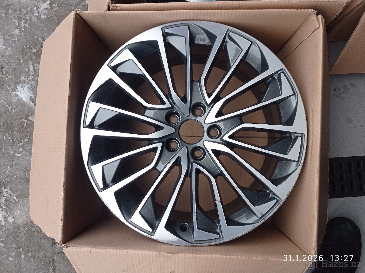 ojediněle 4x al disky 19" ORIGINAL Audi A6 4K C8 - 5