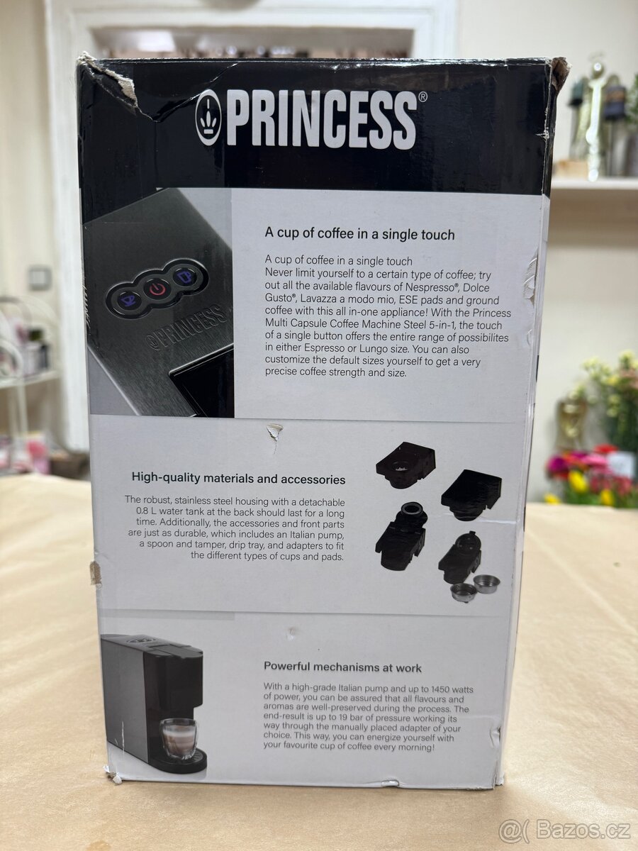 Kávovar Princess 5v1 NOVÝ - 5