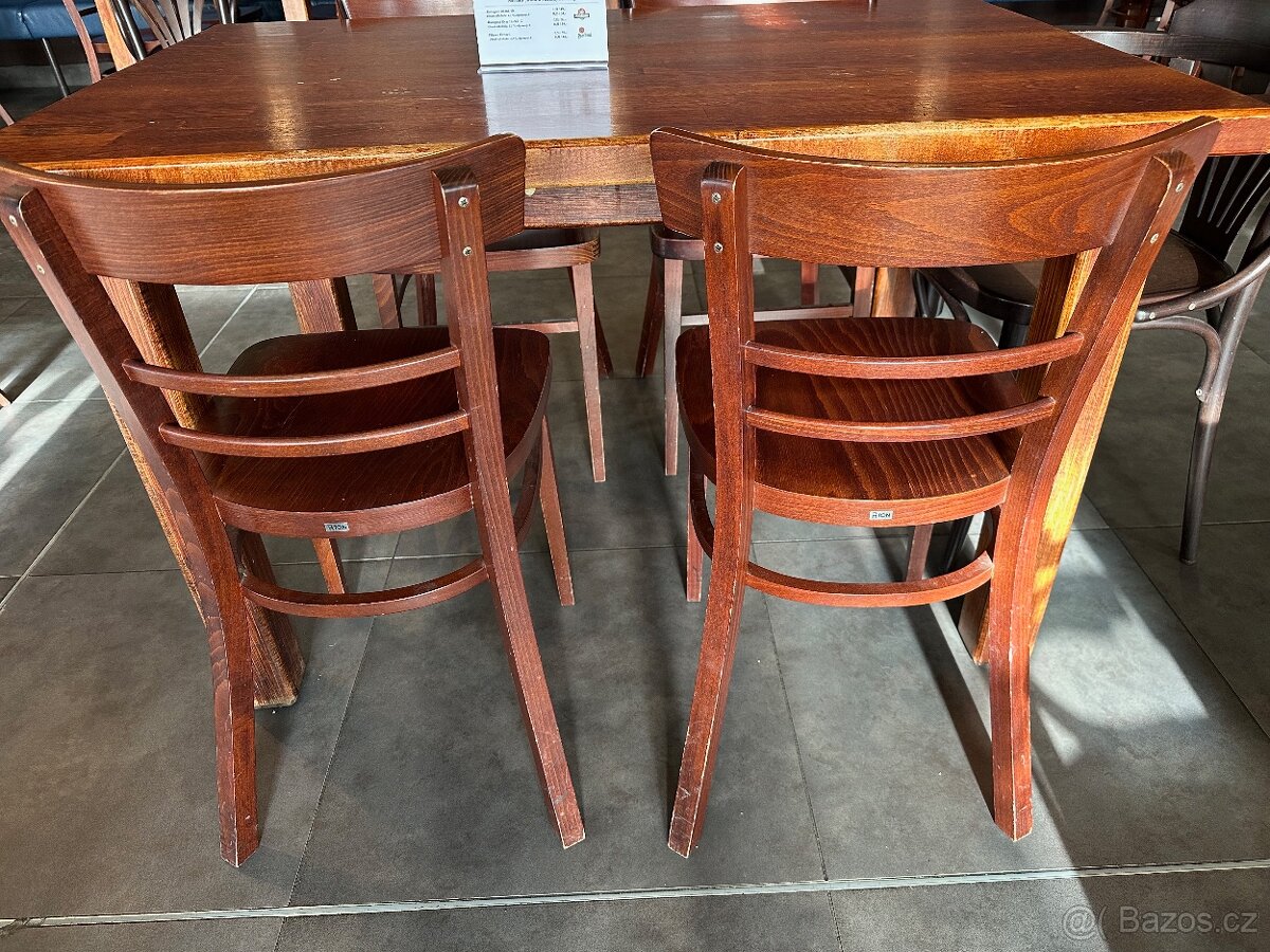 Bukove stoly,zidle Thon s podruckou/bez podrucky - 5