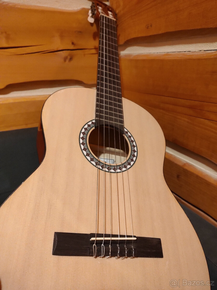 Pure Gewa Klasická kytara Basic Plus 3/4 - přírodní - 5