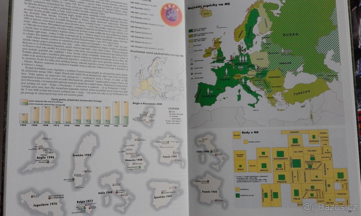 Fotbalové atlasy 2ks (cena za obě) Super stav, jako nové - 5