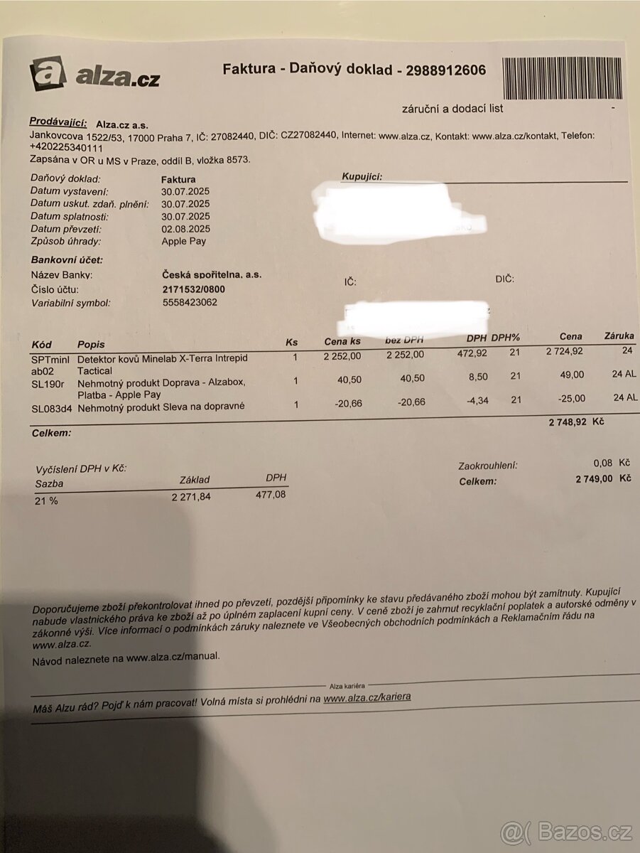 Detektor kovu Minelab X-terra INTREPID TACTICAL - 5