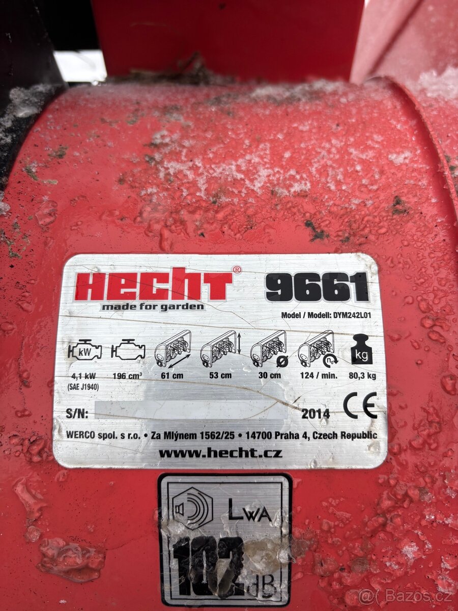 Sněhová fréza Hecht 9661 - 5