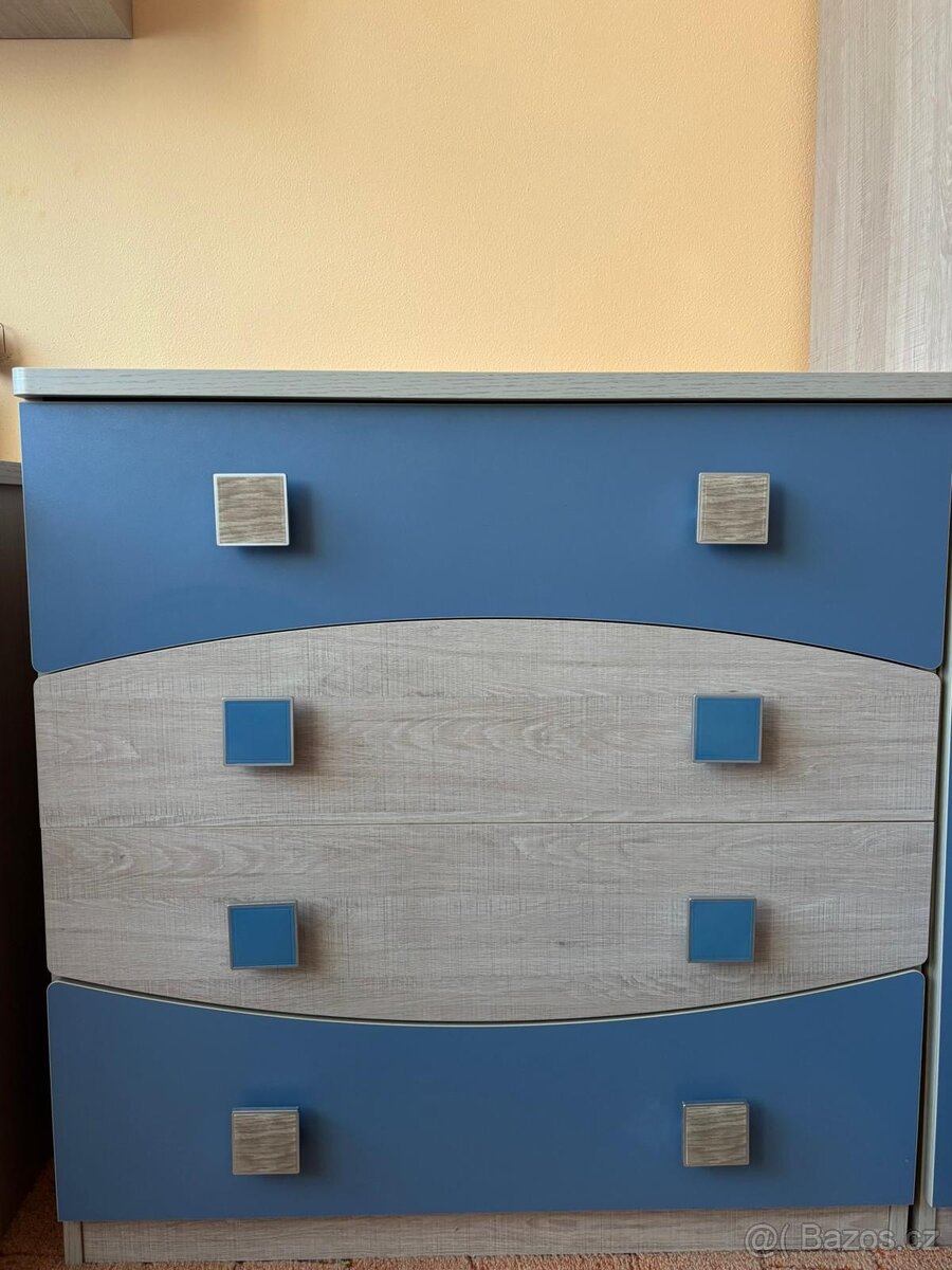 Ostrava – dětský pokoj pro dvě děti, 2× postel 90×200 - 5