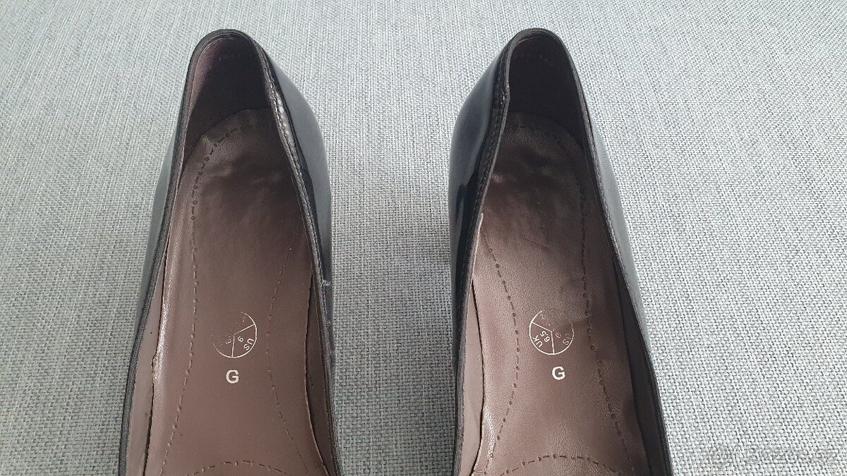 Černé lakované boty Ara - 5