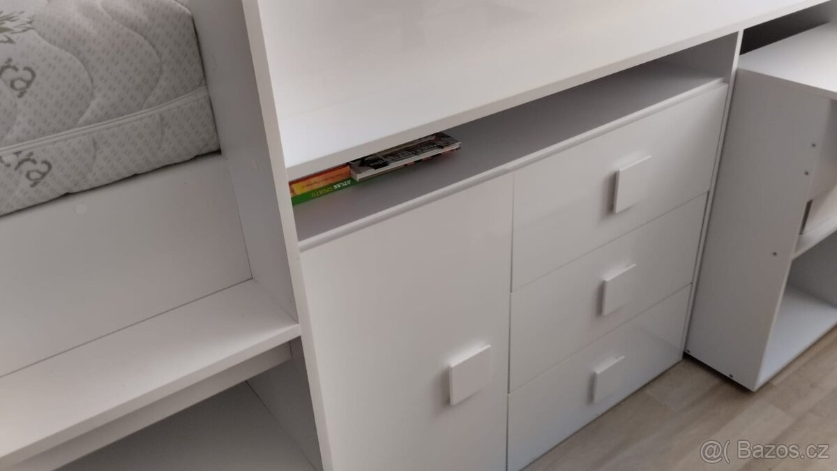 Dětská postel bílá - 5