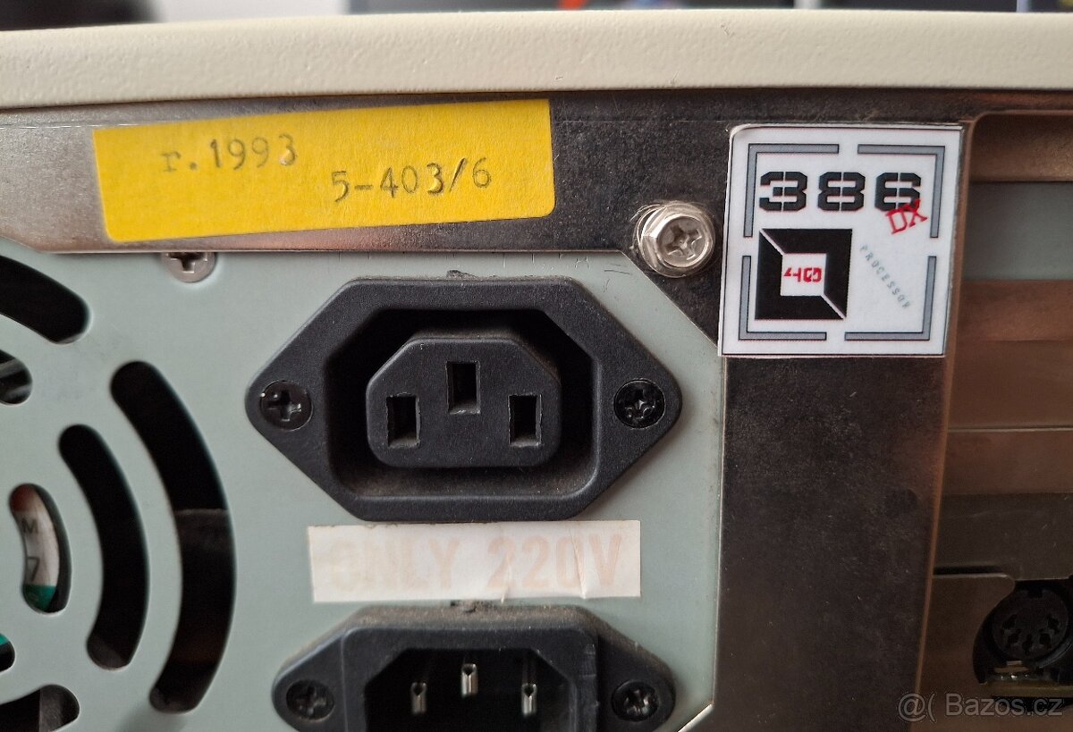 Retro počítač 386DX/40 - 5