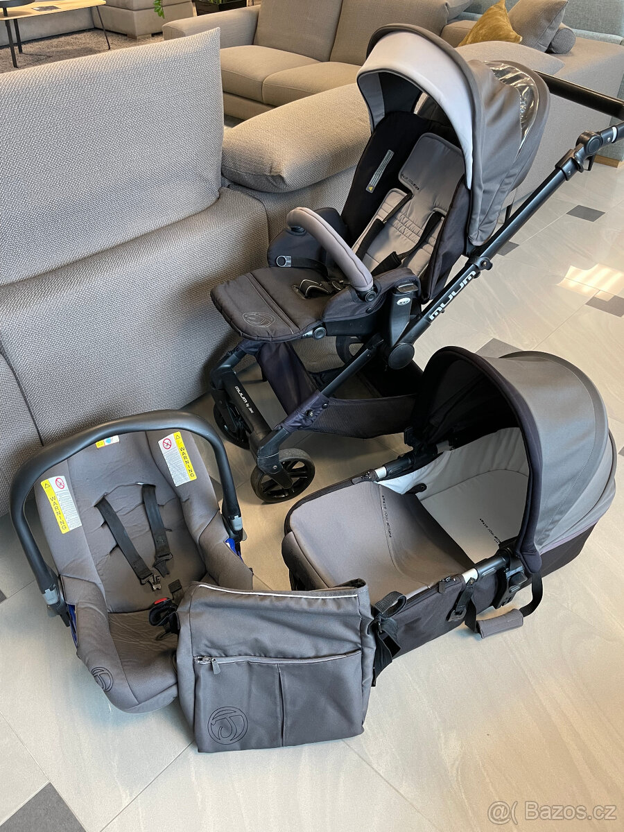 Kočárek trojkombinace Jane muum + příslušenství, fusak - 5