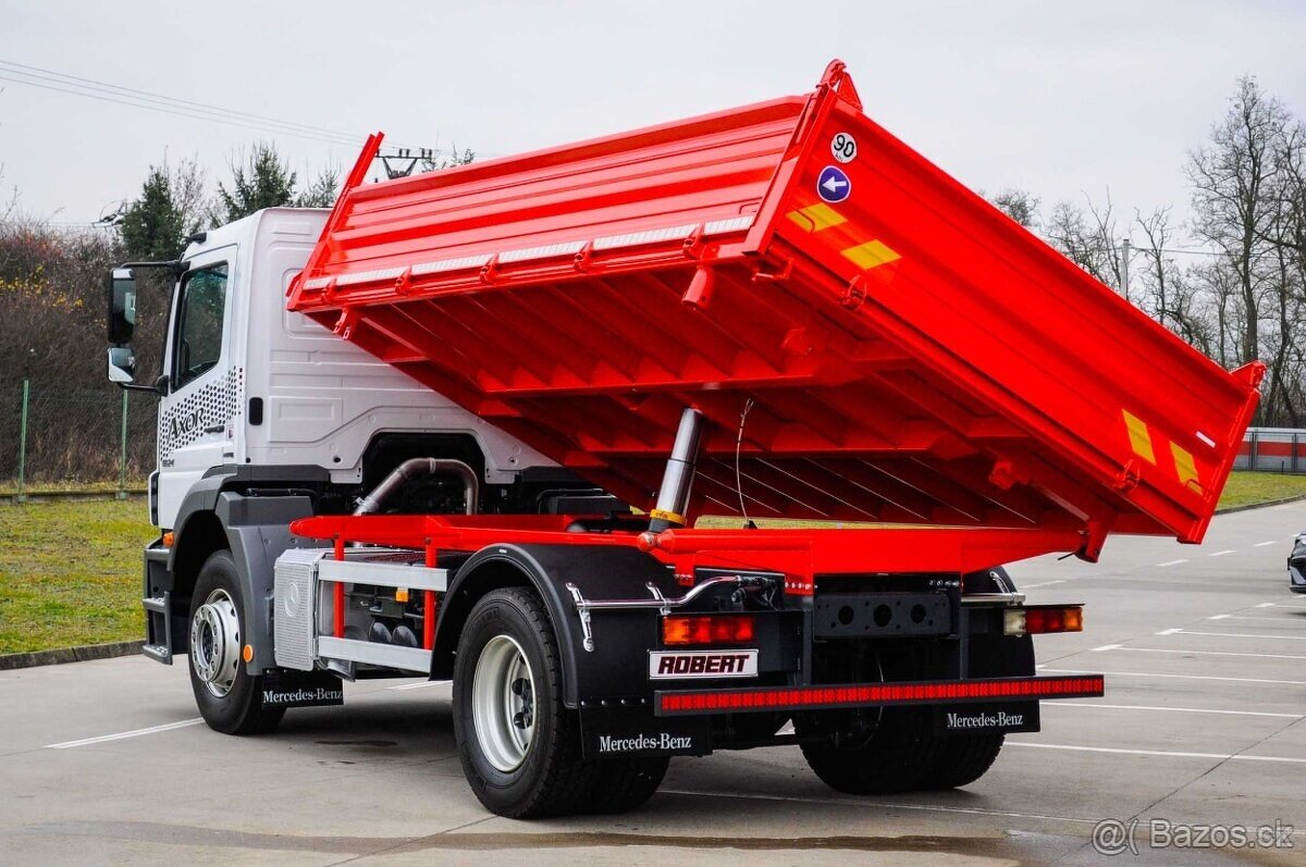 MERCEDES BENZ AXOR 1824 TŘÍSTRANNÝ SKLÁPĚČ - VYKLÁPĚČ EU-4 - 5