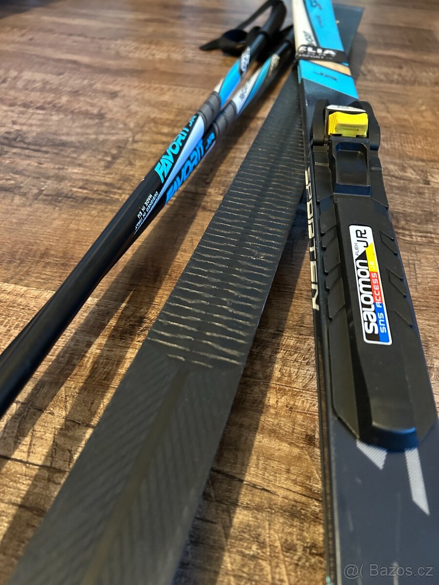 Prodám dětské běžky 120 cm a boty 30 - 5