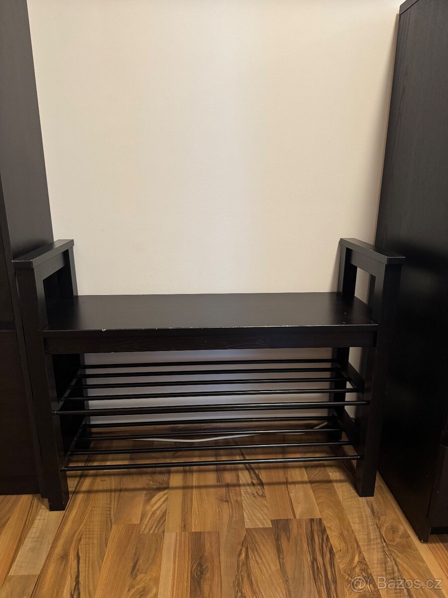 Sestava do chodby - botník, lavice, věšák - 5