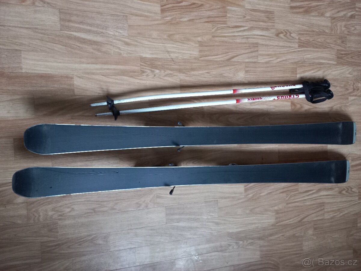 Lyže a hůlky, vel 130 - 5