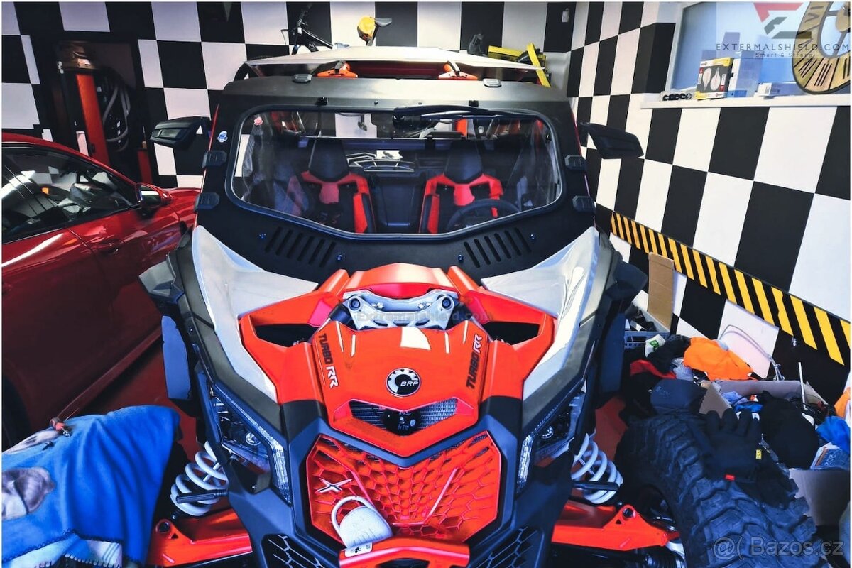 Can-am Maverick X3 čelní sklo se stěračem