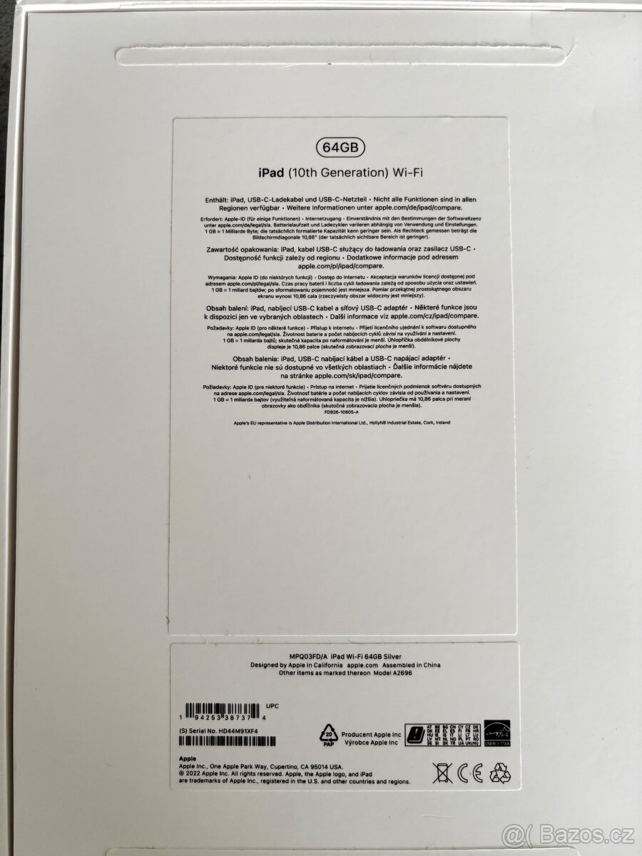 Ipad 10.9” 2022 v záruce, s krytem - 5