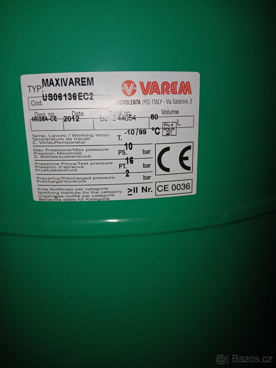 Expanzní nádoba, 60l - 5