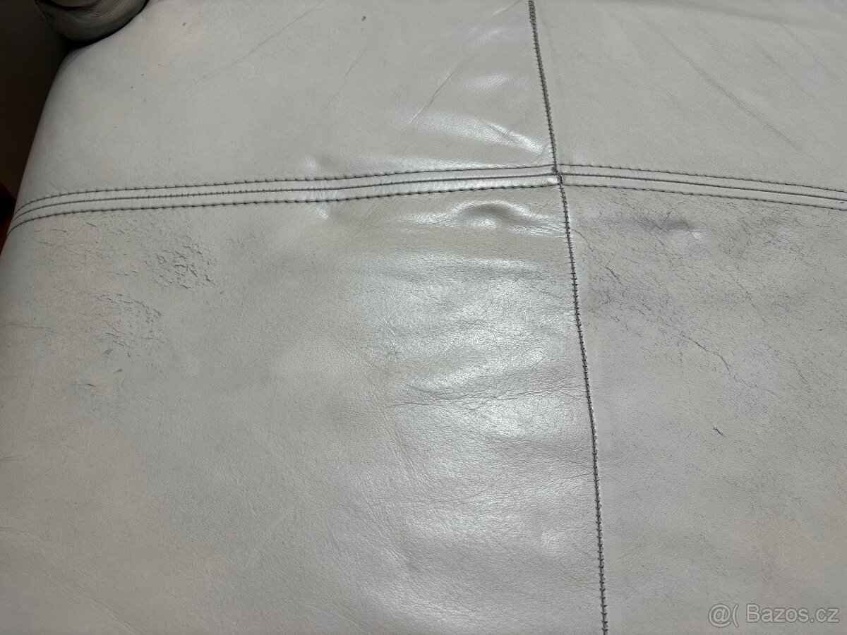 kožená rohová sedačka ikea - 5