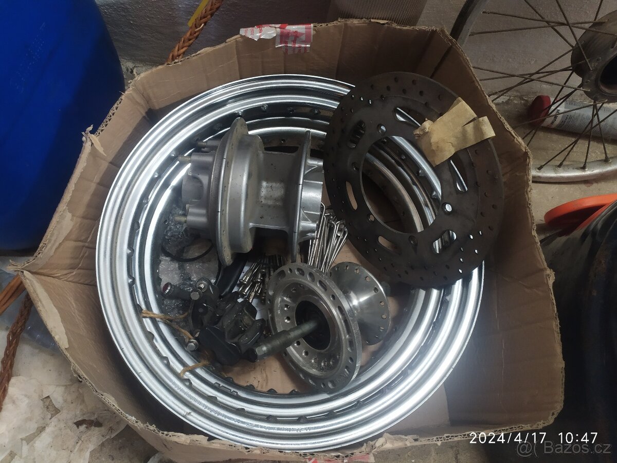 Drátěná kola Triumph Bonneville - 5