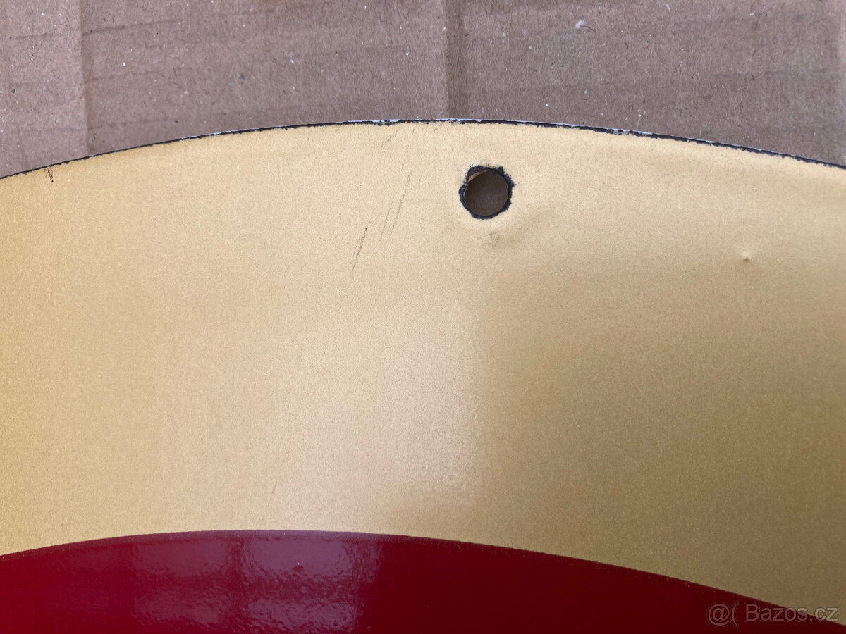 Cedule smaltovaná pivní GAMBRINUS za 1.000 kč s poštou - 5