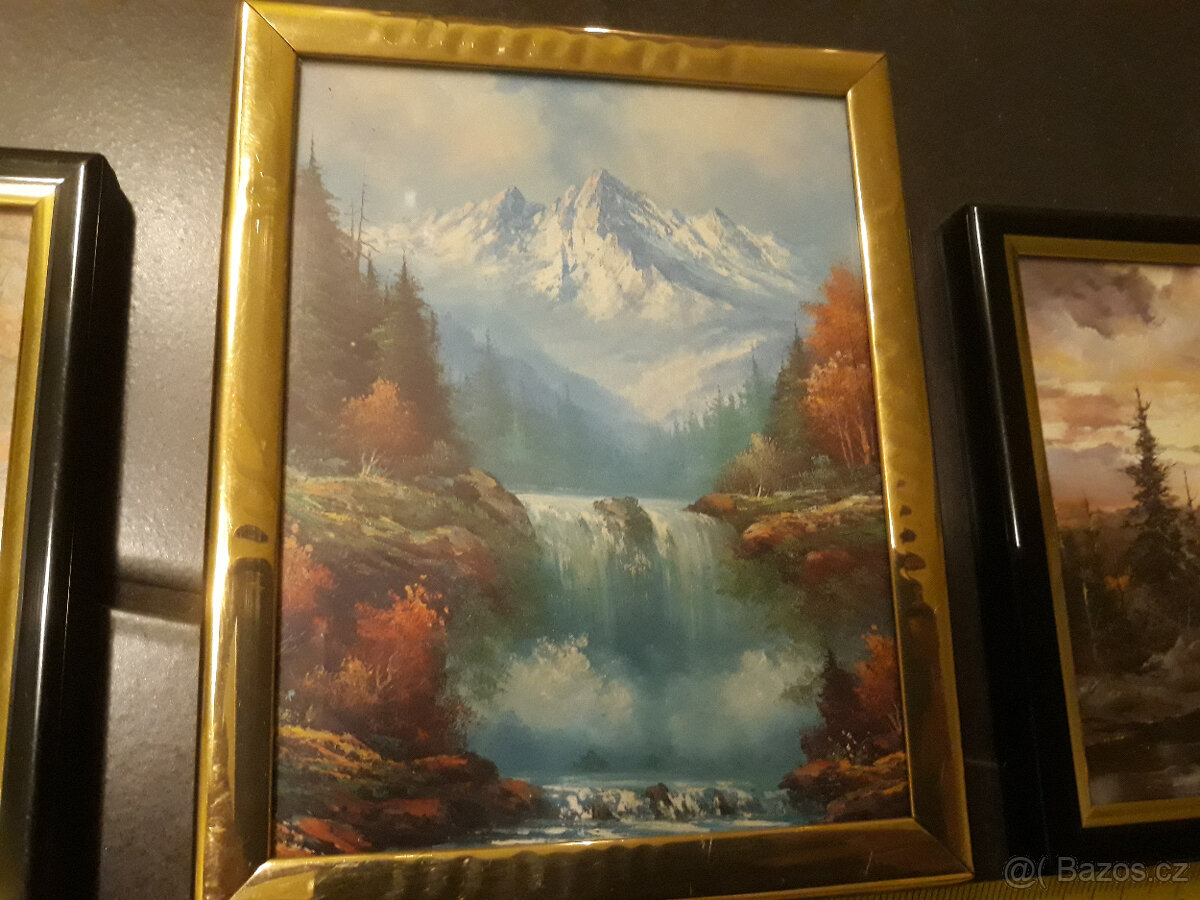 Obrázky krajinky, 3ks, miniatury - 5