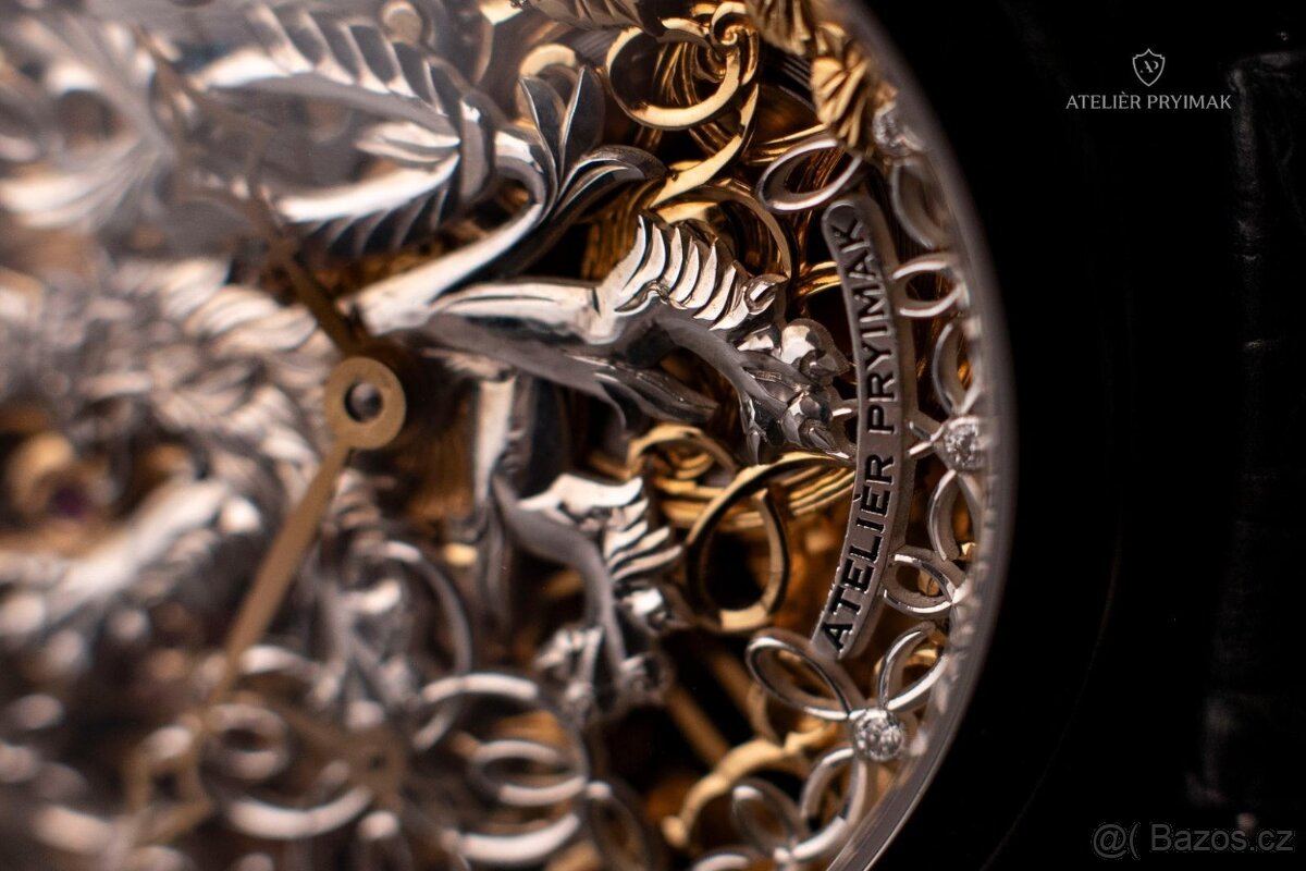 Skeletové Hodinky Ateliér Pryimak – ČESKÝ LEV - 5