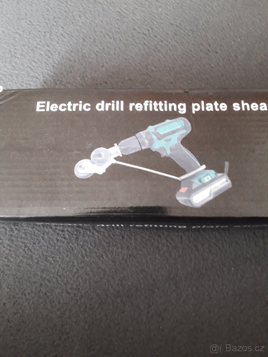 Nástroj na řezání plechu, nástavec na vrtačku,nůžky na plech - 5