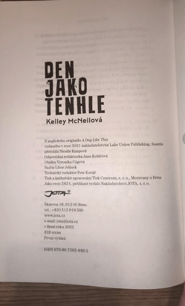 Den jako tenhle - Kelley McNeilová - 5