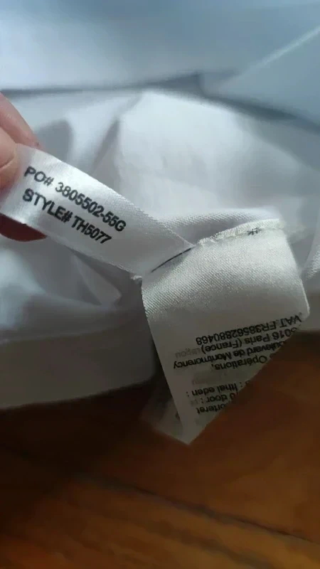 Pánské bílé triko Laco-ste vel. S - 5