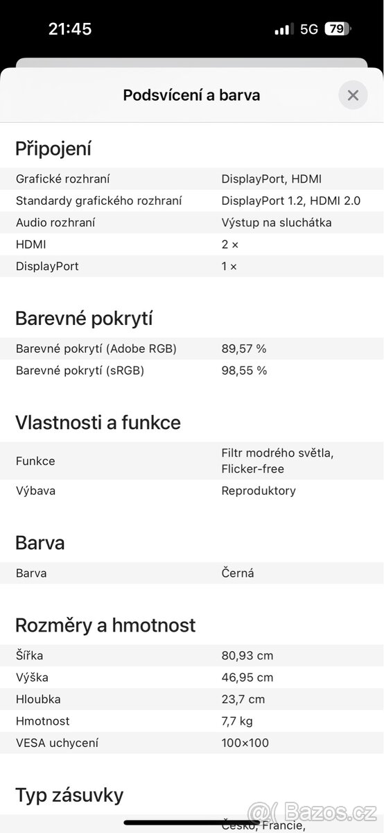 34" MSI PRO MP341CQ 100Hz - 5