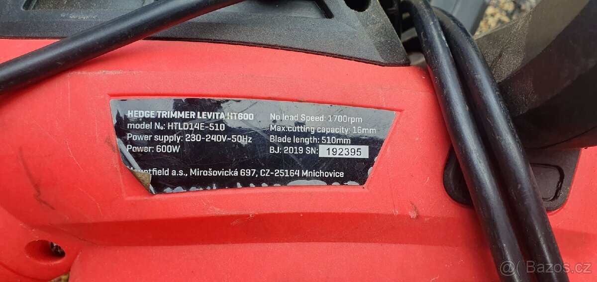 Elektrické nůžky/keřový zastříhavač HT600-Mountfield.Brno - 5