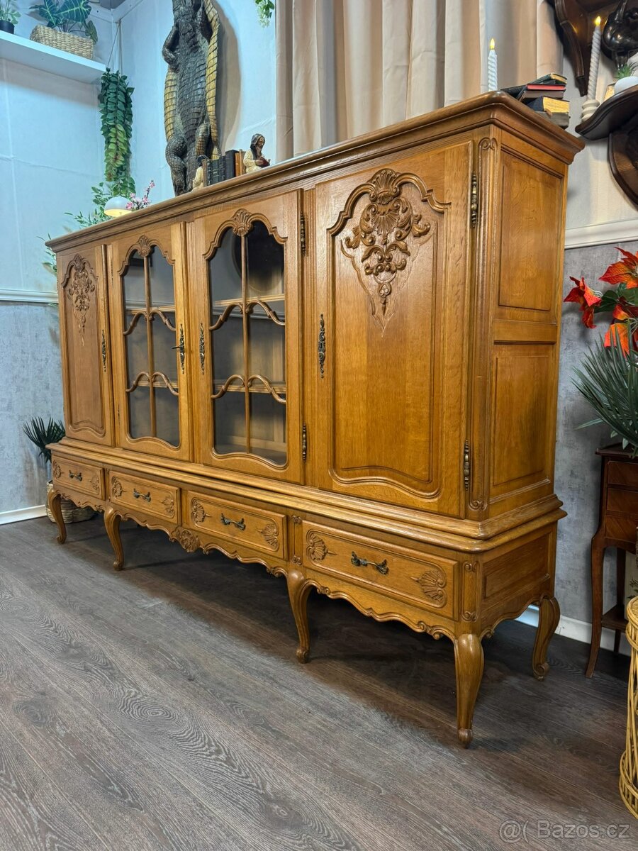 Starožitná komoda / vitrína (139017) - 5