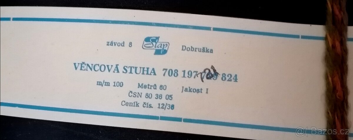 Stuhy taftové a věncové stuhy - 5