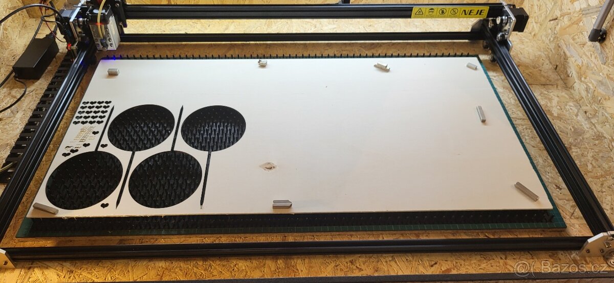 Laser Neje 3 Max s kompletním vybavením a boxem - 5