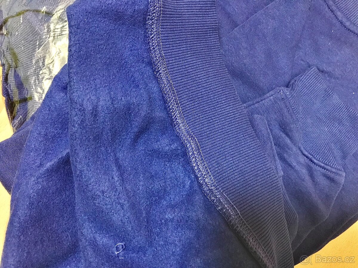 Zateplené triko dlouhý rukáv, tm. modré, vel. XL a XXL - 5