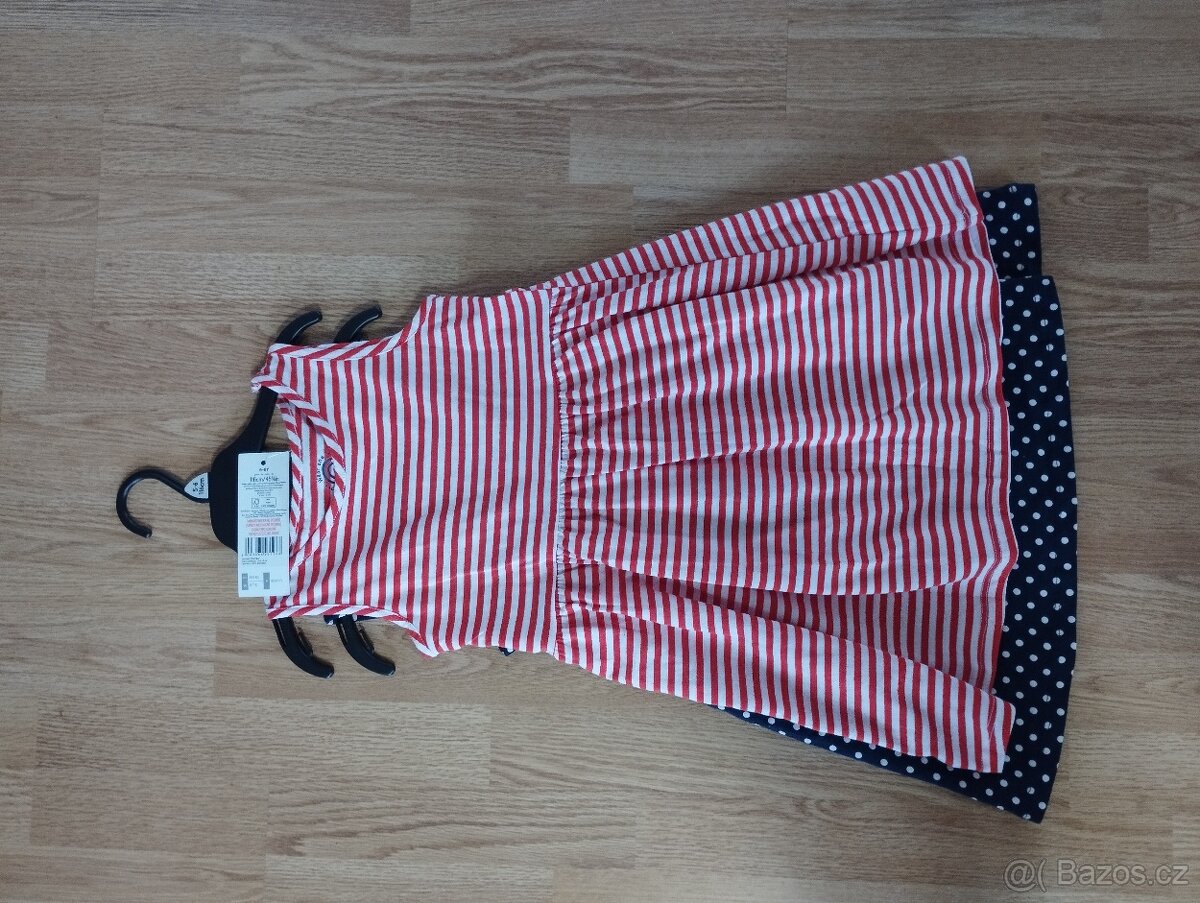 2x stejné letní šaty + trička - dvojčata - 5