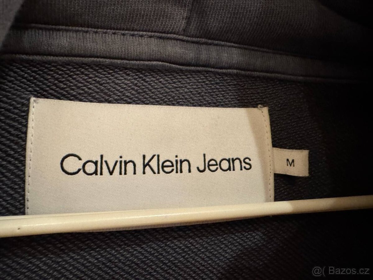 Calvin Klein Jeans logo-embroidered long-sleeve hoodie M - 5