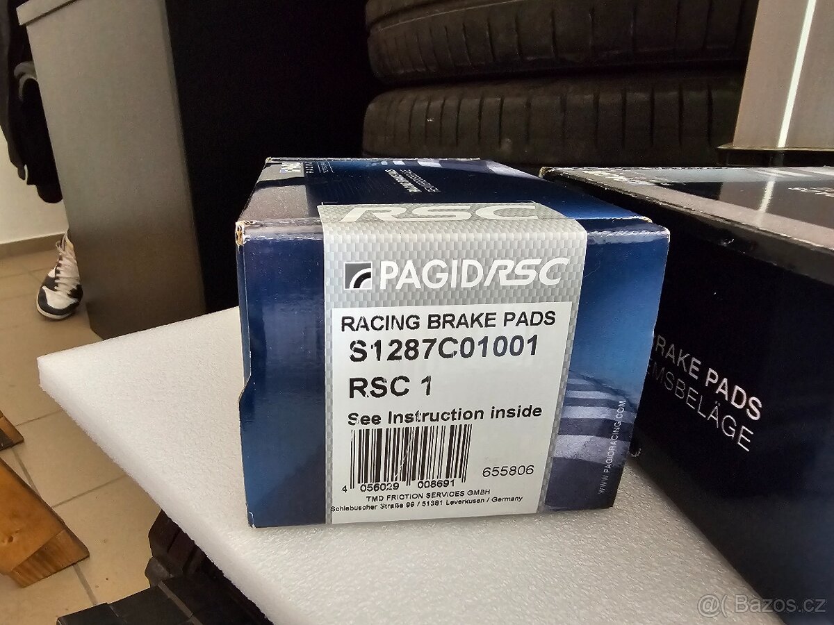 Brzdové destičky Audi R8, Lamborghini Huracan Pagid RSC - 5