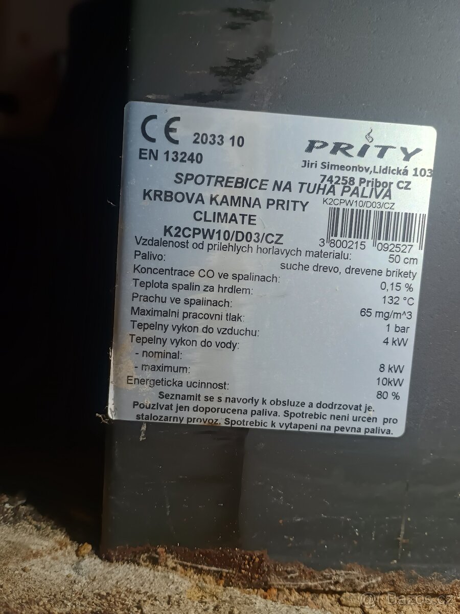 Krbová kamna s výměníkem - 5