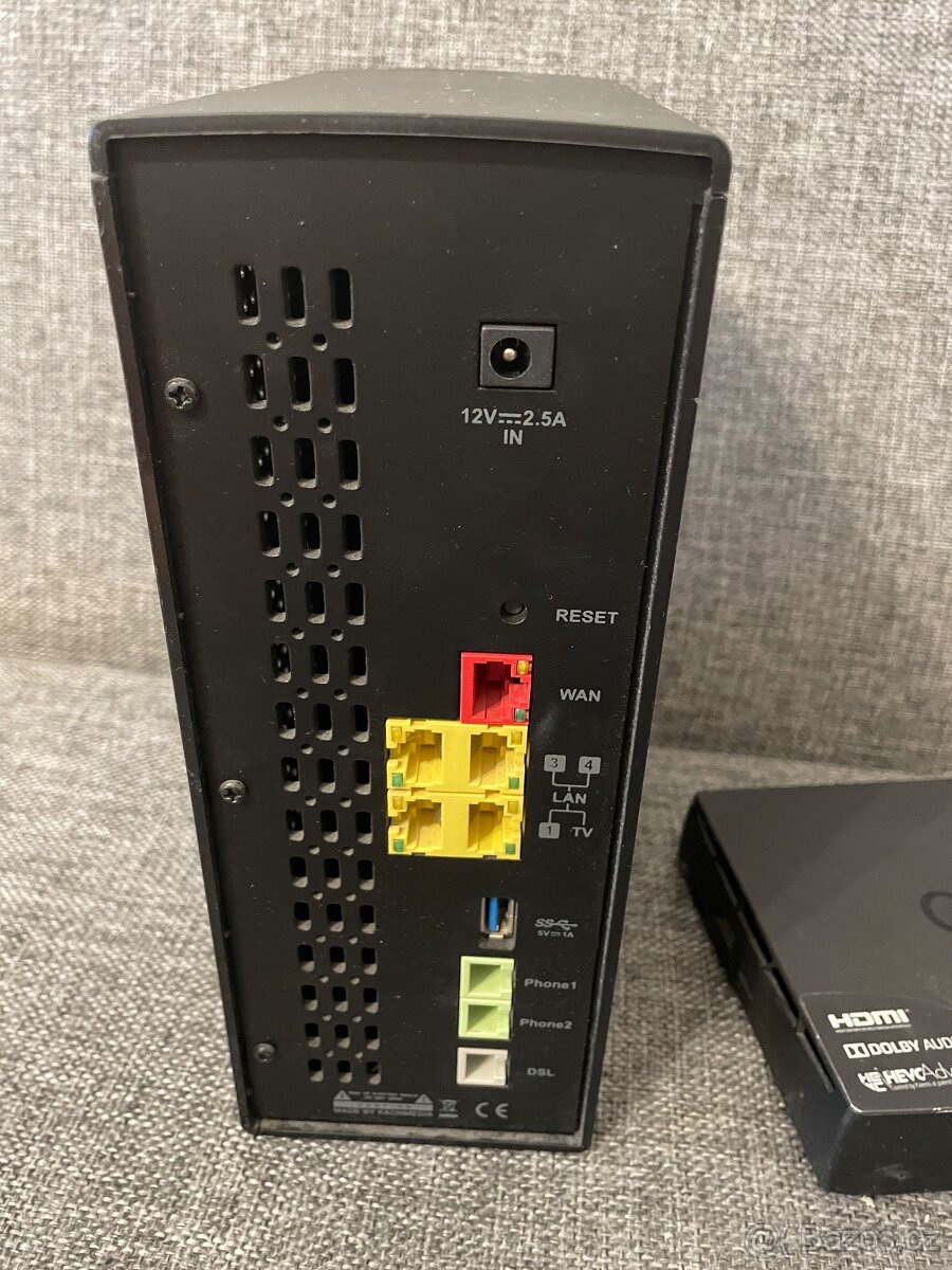 O2 router a Set-top box - 5