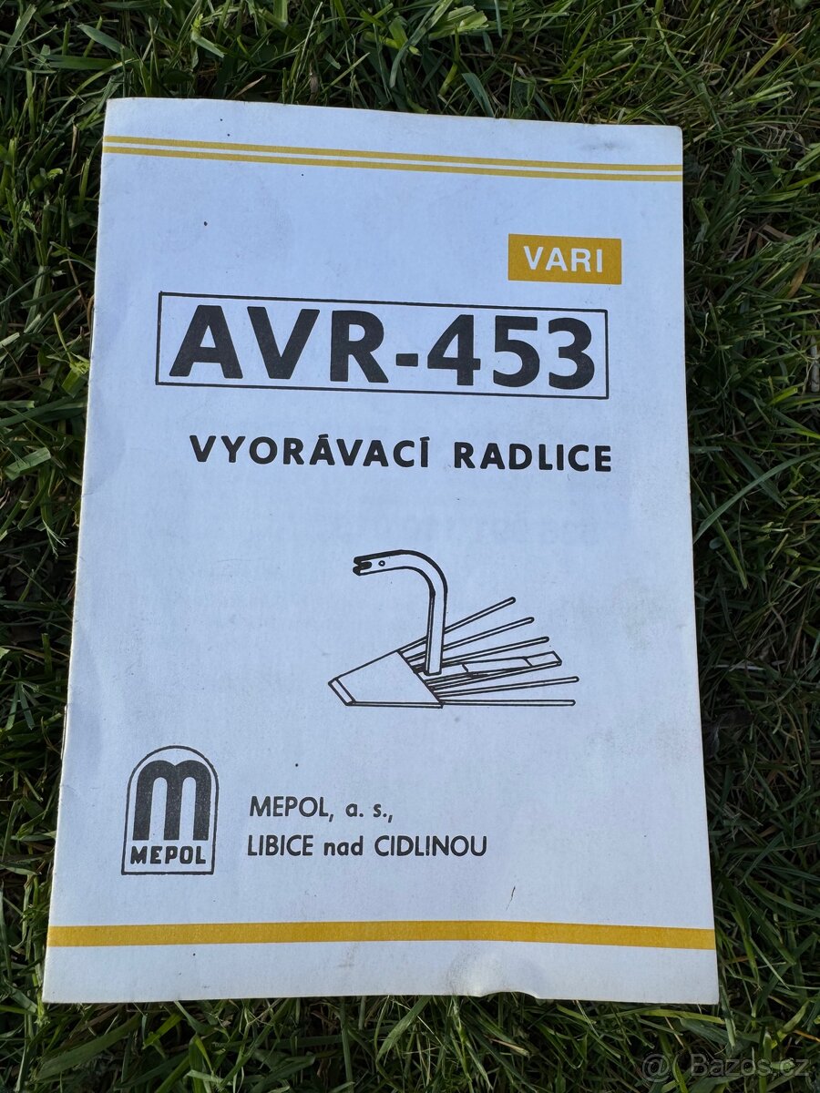 vyorávací radlice VARI - 5