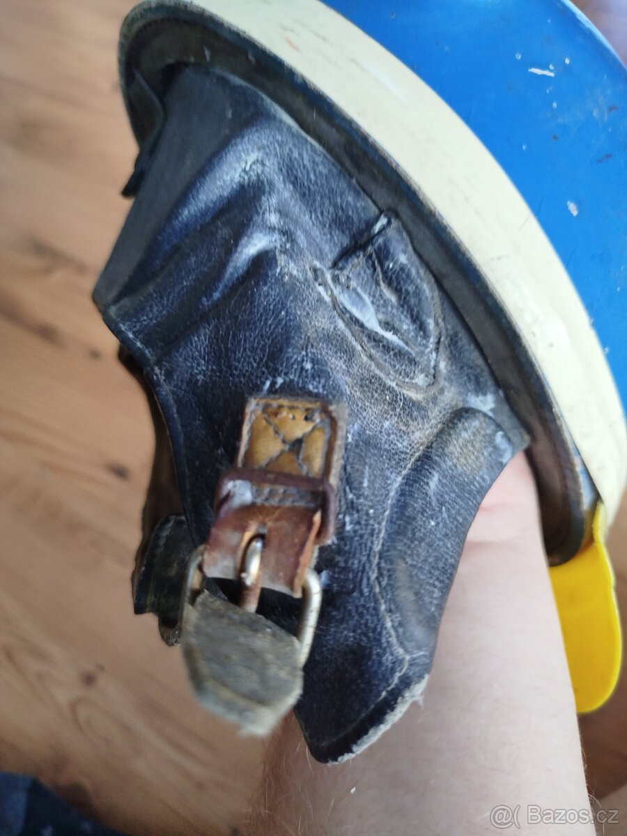 Přilba hříbek kokos na moped motocykl veterán - 5