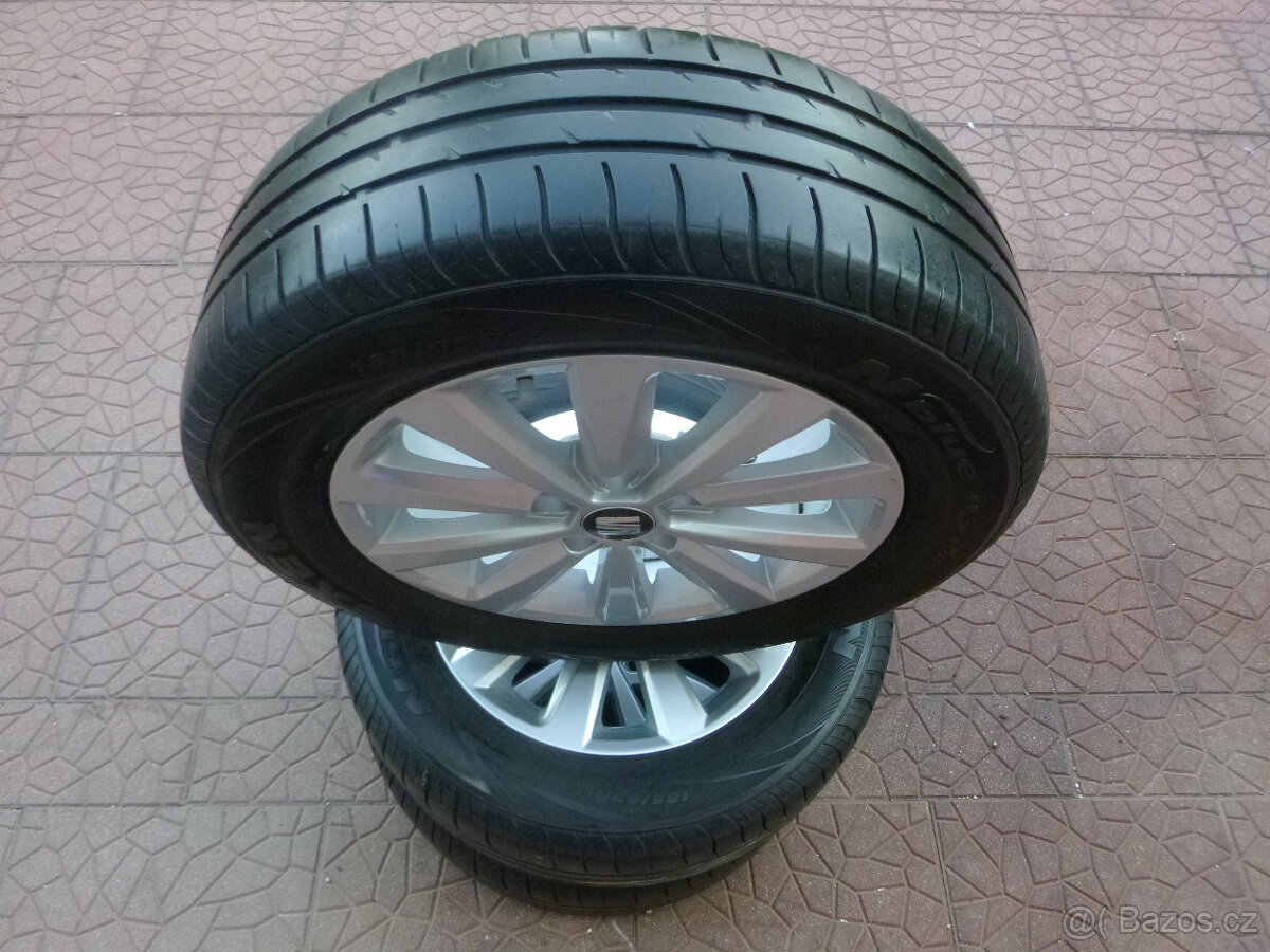 Letní sada alu kola originál Seat Ibiza 5x100 5,5Jx15 ET40 - 5