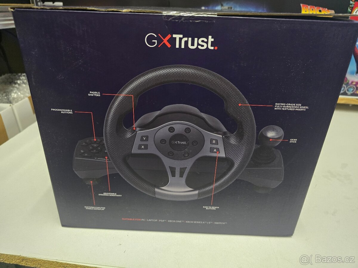 TRUST GXT289 Movi Racing Wheel, nový se zárukou - 5