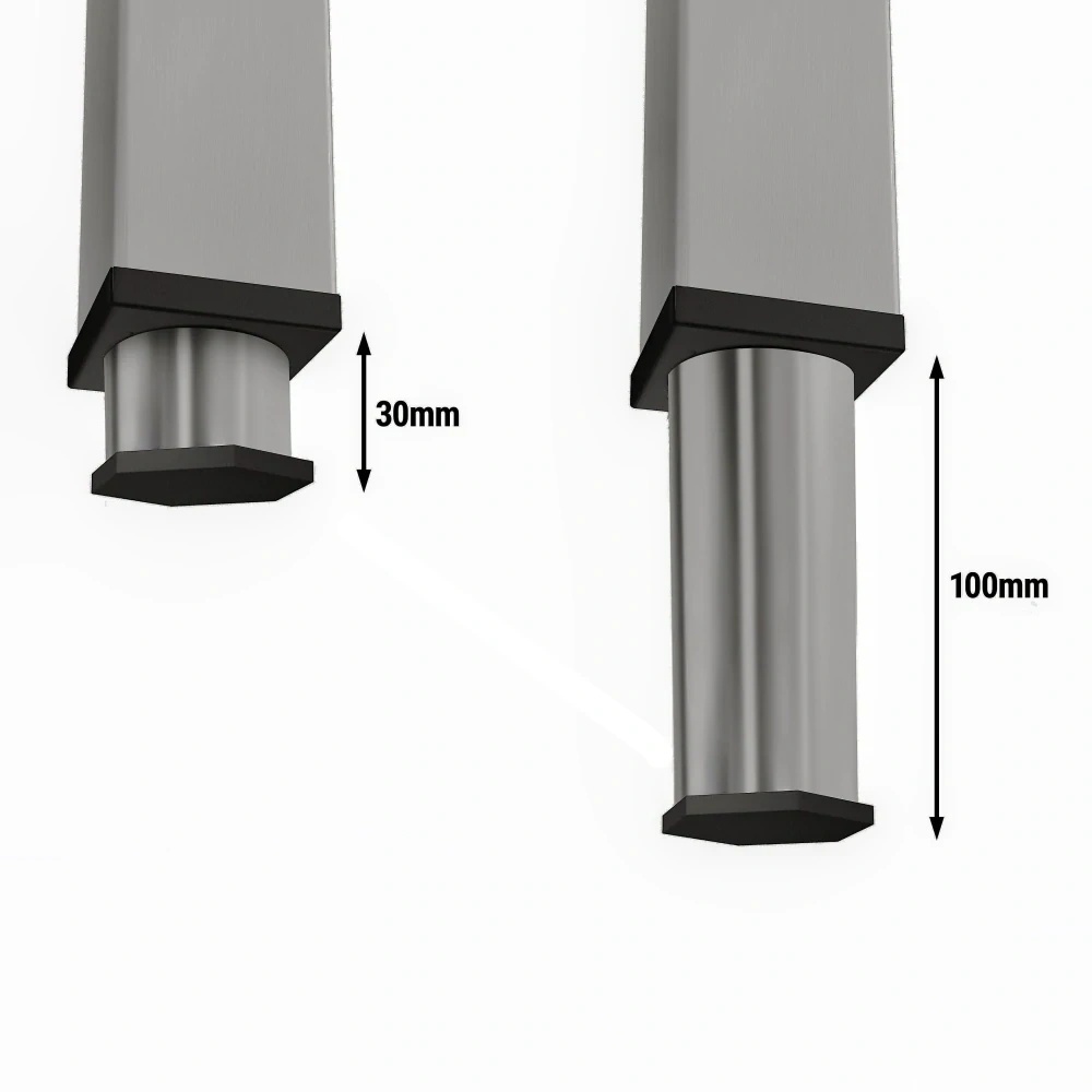 Nerezový stůl se spodní policí (od 60cm do 200cm) - 5