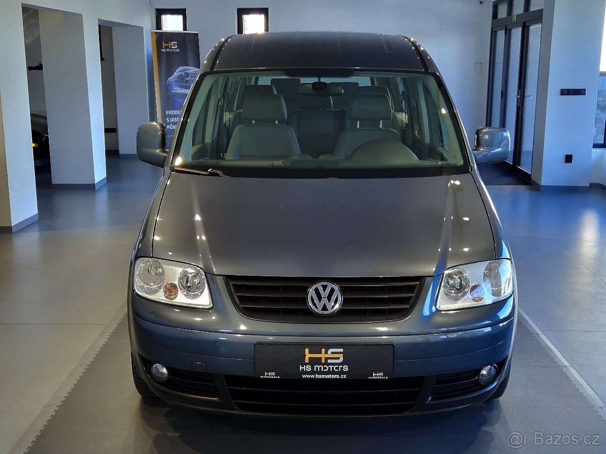 VW Caddy Maxi 1.9TDi 77KW 7 Míst Digi klima Tažné - 5