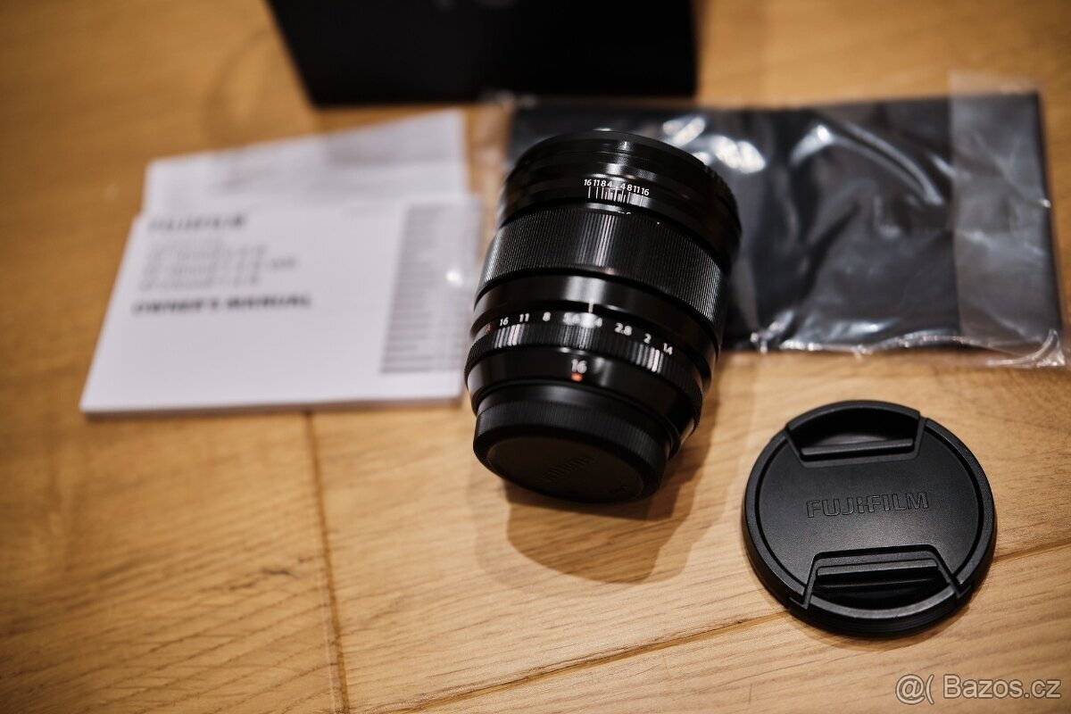 FUJIFILM 16mm f1.4 R WR - výborný stav, kompletní balení - 5