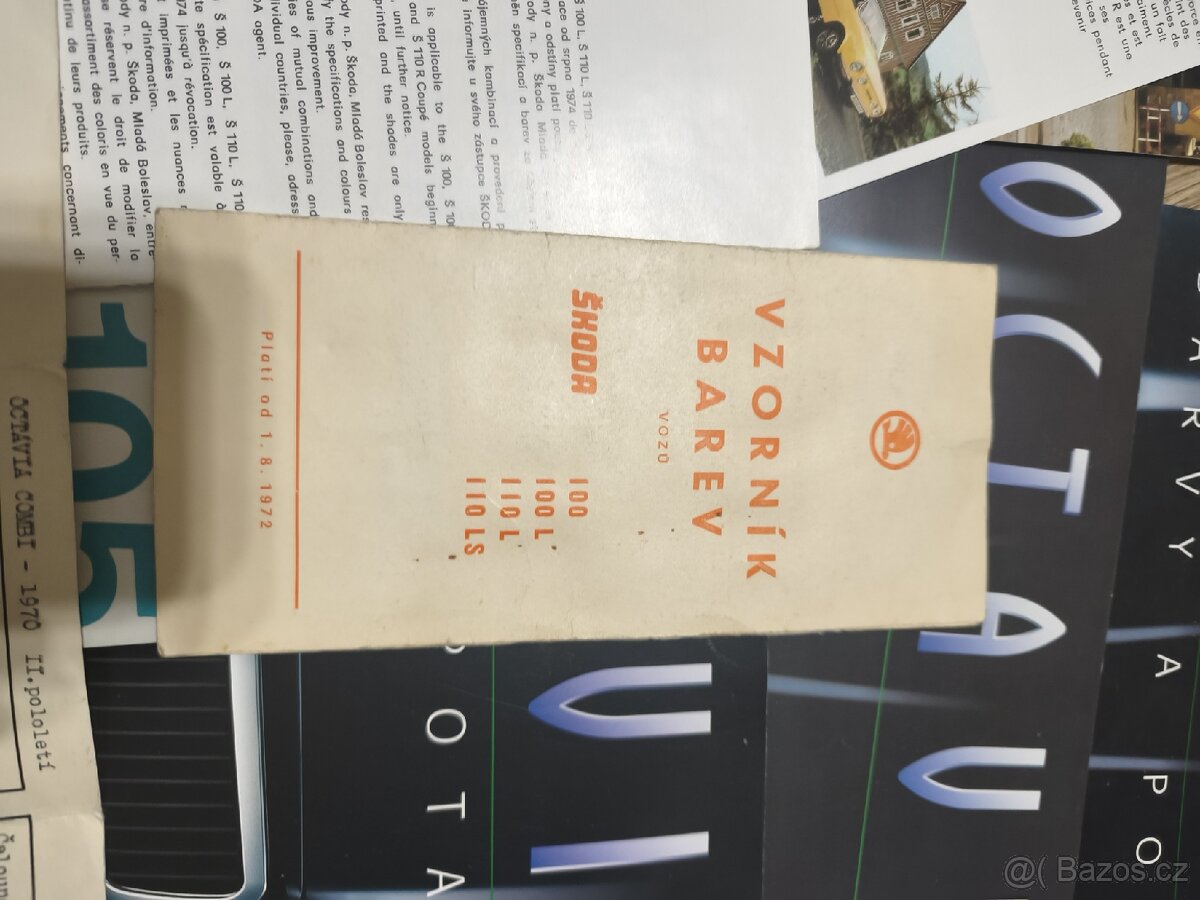 Vzorníky barev a čalounění originál - 5