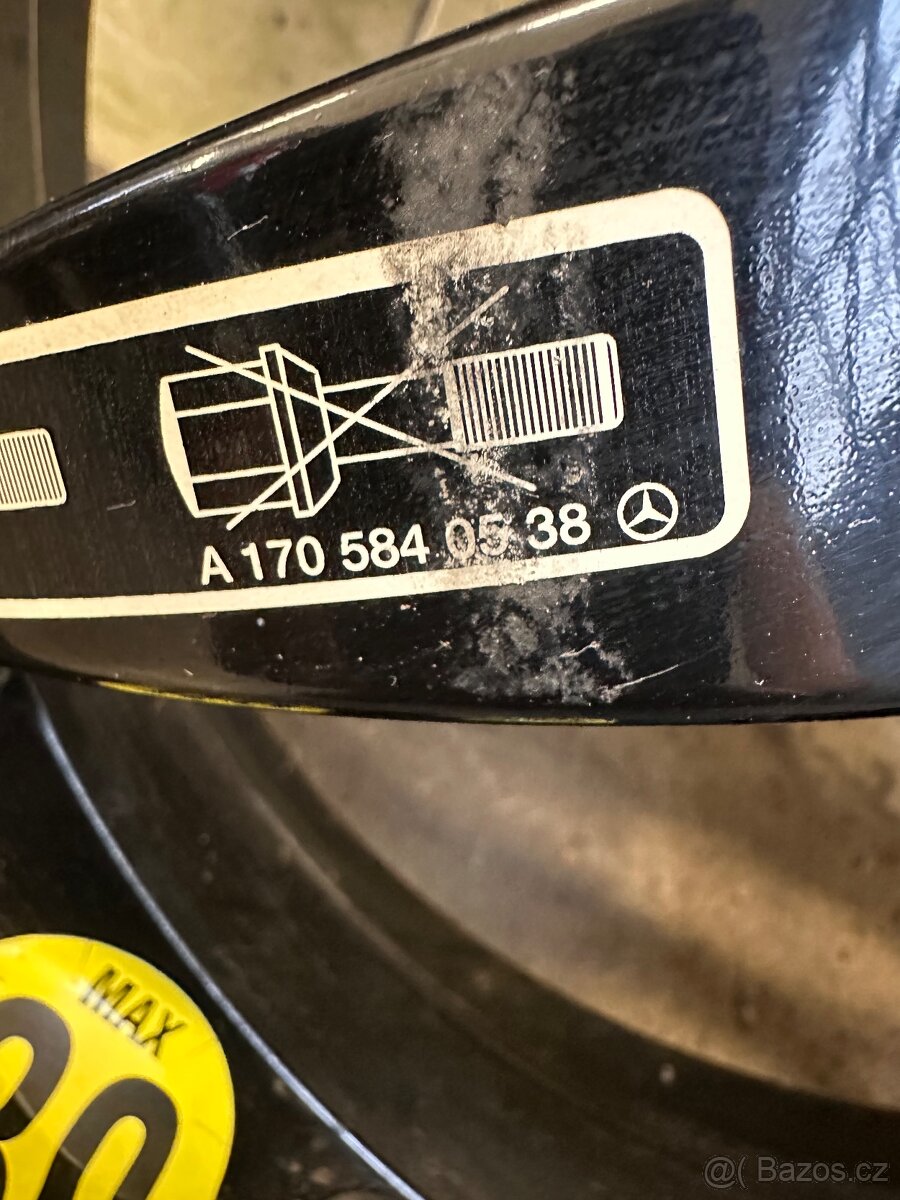 Dojezdové kolo Mercedes - 5