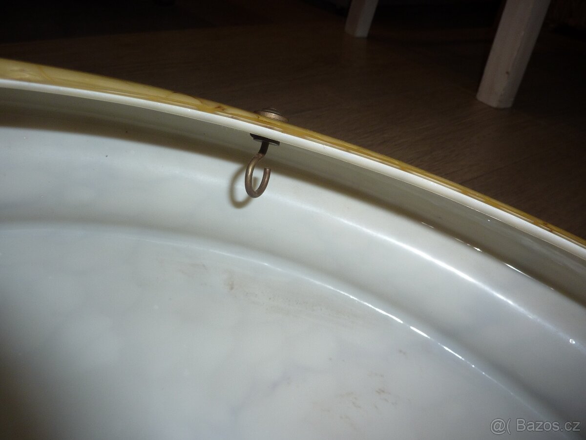 Starožitný lustr - sklo - 5