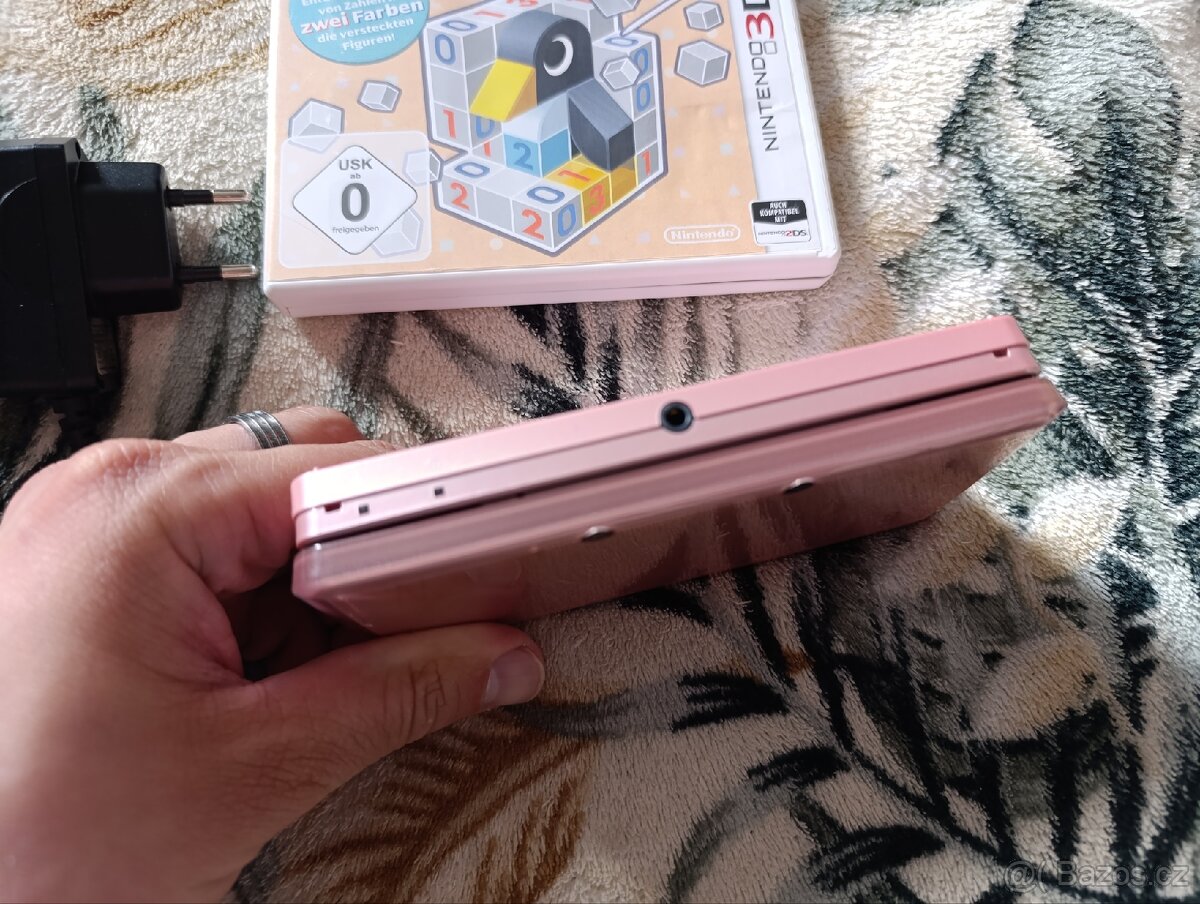 Nintendo 3DS Pink + Hry - 5