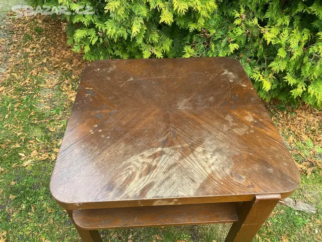 Stary stul, stolek, ART DECO - 5